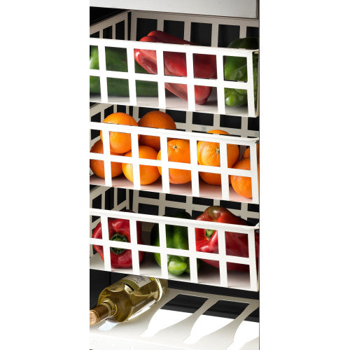 Carrello da cucina con piano di lavoro in acciaio inox, MOHER