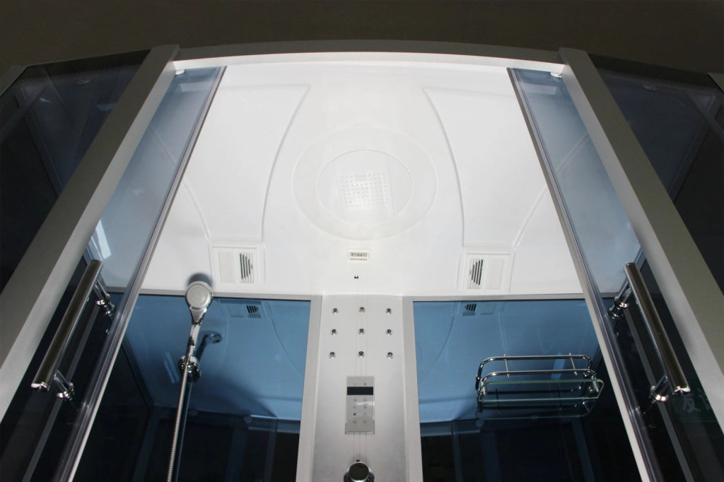 Cabina con vasca idromassaggio, sauna, bagno turco, cromoterapia 170x88cm full optional Sicorage Antin