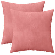 Federa 2 pcs HEERLEN Rosa 30 x 30 cm Velluto 907373