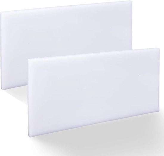 Pannelli in HDPE 0,3" di spessore - 2 pezzi - Pannelli in plastica - Kit di pannelli in plastica - Materiali DIY - Artigianato - Pannelli in plastica con velcro