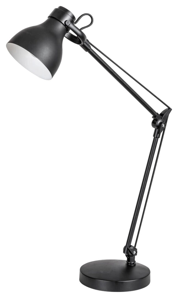 Lampada da scrivania metallo nero opaco E14 Carter Rabalux