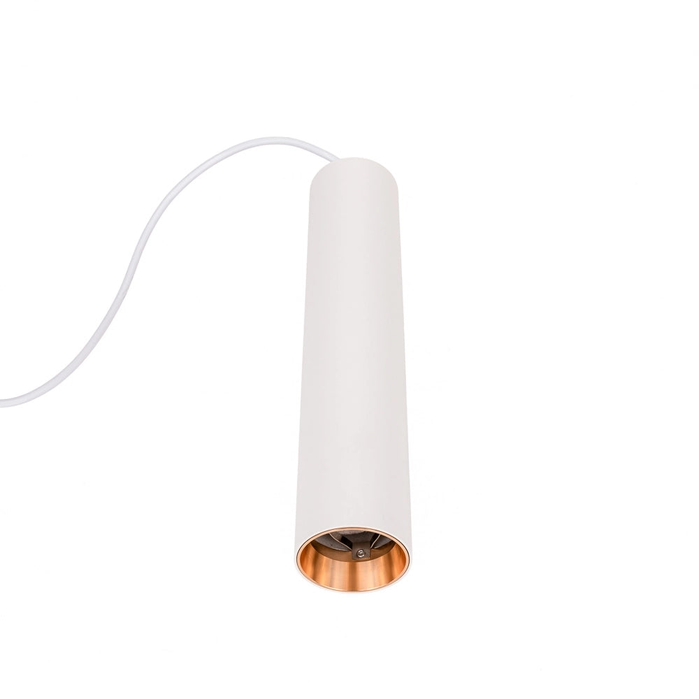 Lampada a sospensione bianca tubo alluminio GU10 V-TAC VT-976