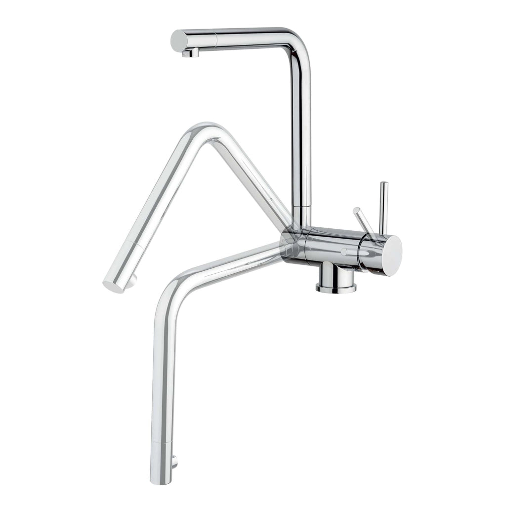Miscelatore PURO 580 abbattibile cromato P580LCR