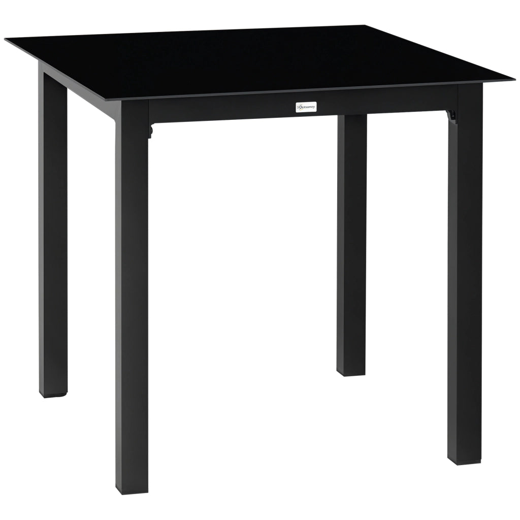 Tavolo da Giardino ¨C Zephmum ¨C Nero 80x80x74