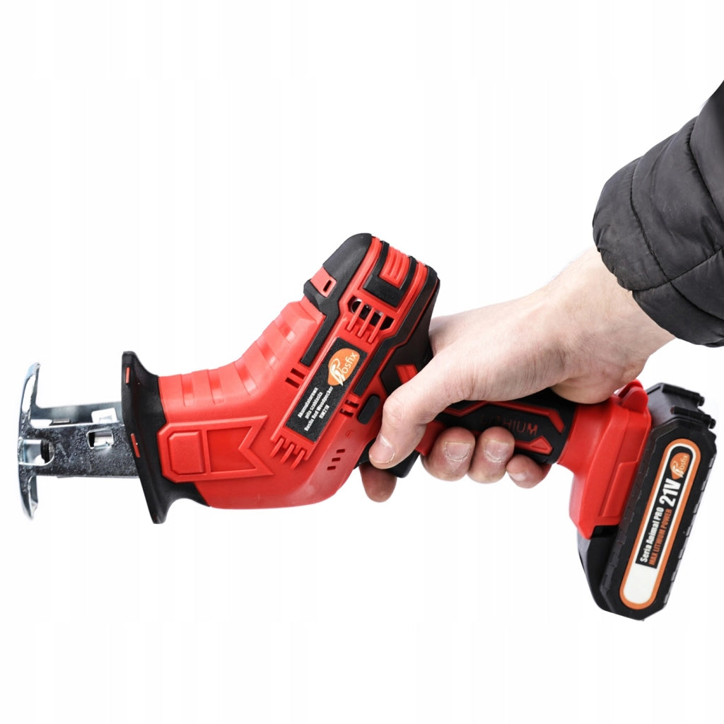 Sega a Gattuccio a Batteria Rosfix Red Woodpecker RW21V – 21V, 2x Batterie Max Lithium, Caricatore Rapido, Valigetta