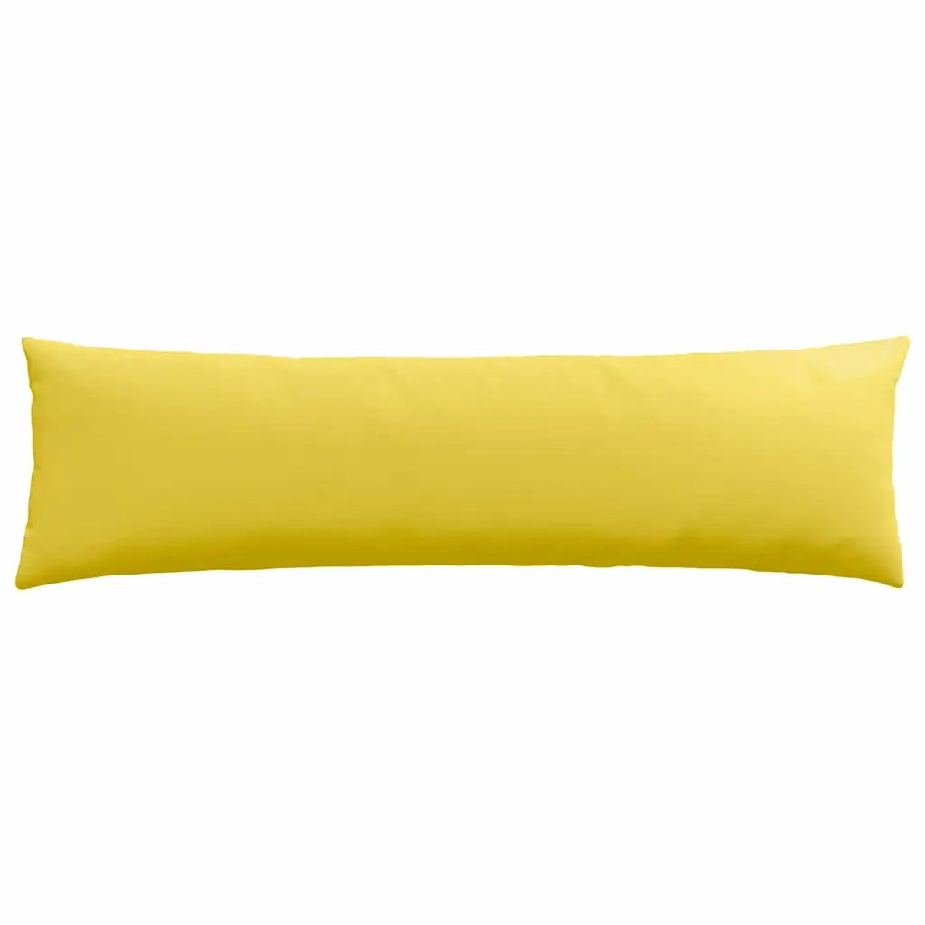 Cuscini da Divano 2 pcs Giallo Chiaro 145 x 40 cm Tessuto 42013834