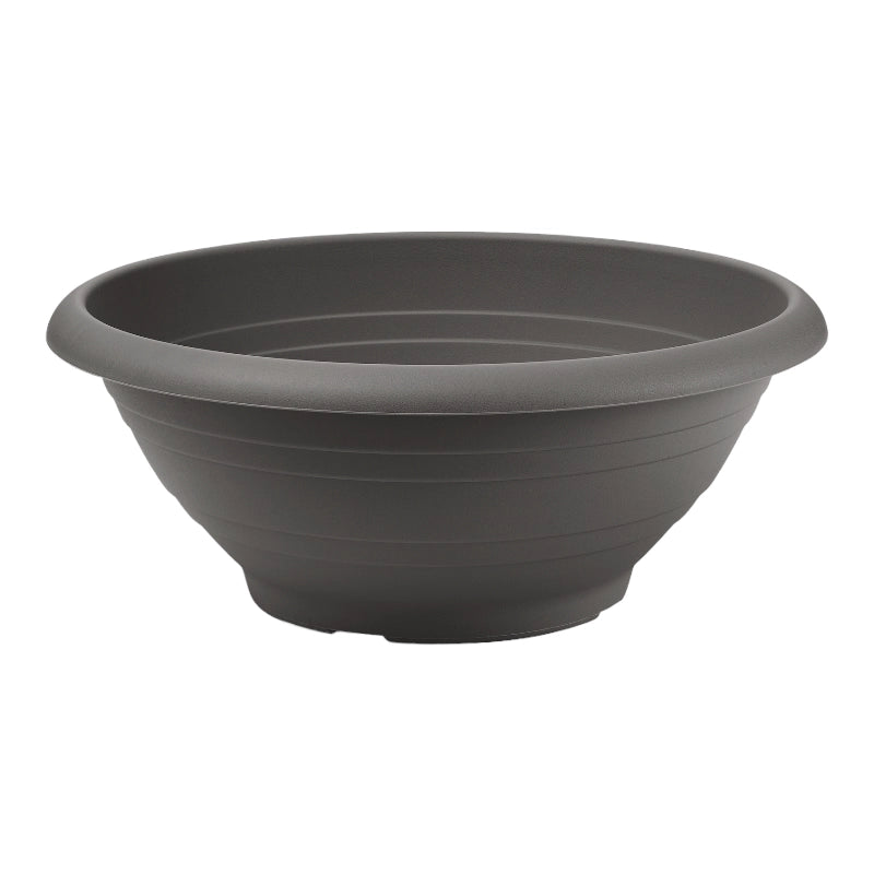 CIOTOLA CAMPANA diam. 15 in plastica VASO BASSO FOTO REALE Veca MADE IN ITALY Color: ANTRACITE