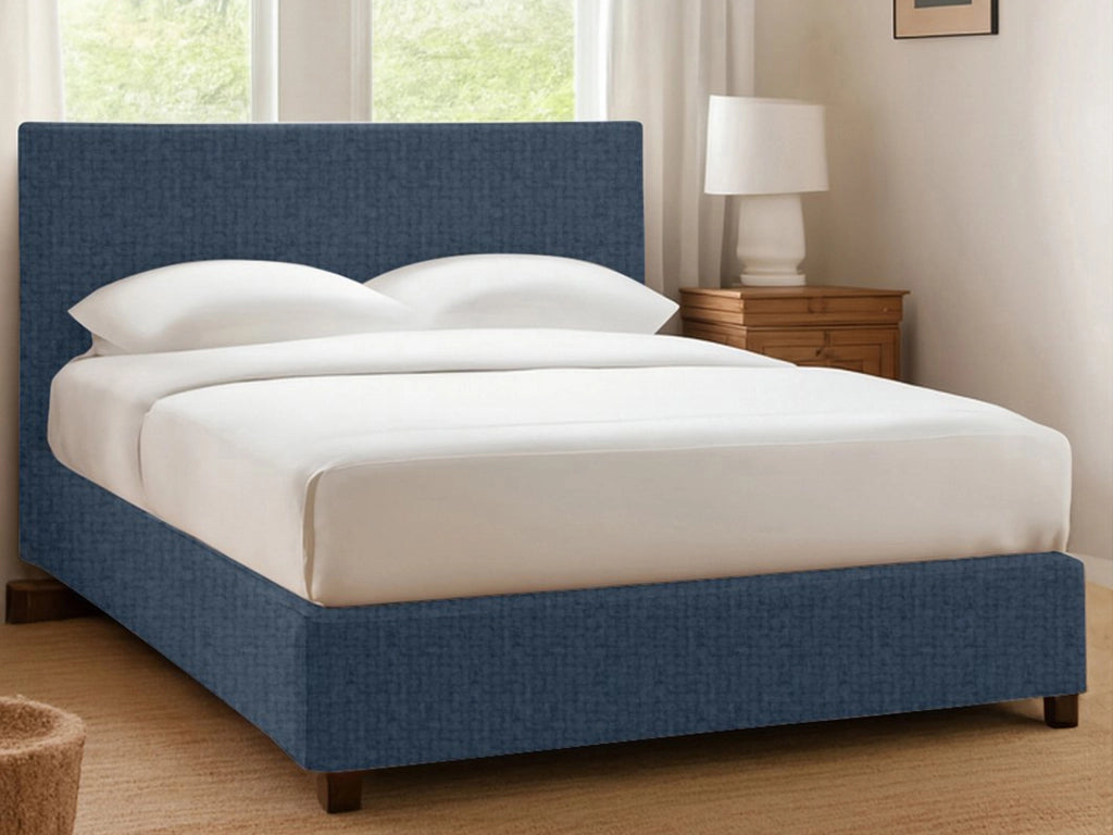 Dagenham, Letto Singolo Sfoderabile Made in Italy, blu