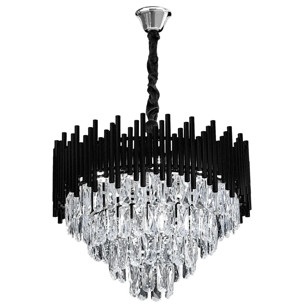 Lampada Cristal G063-cp 50cm Black