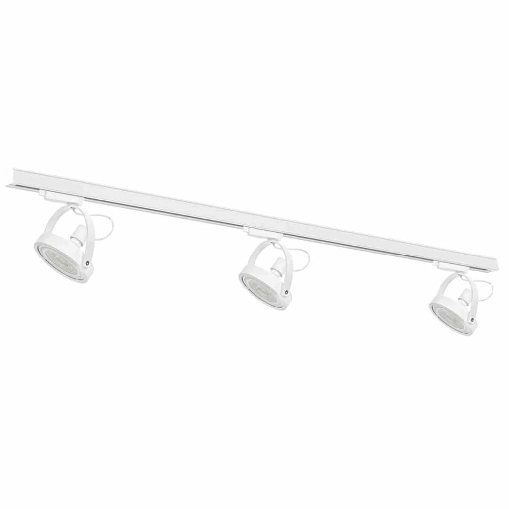 Kit binario 150cm 3 faretti AR111 GU10 Milagro bianco