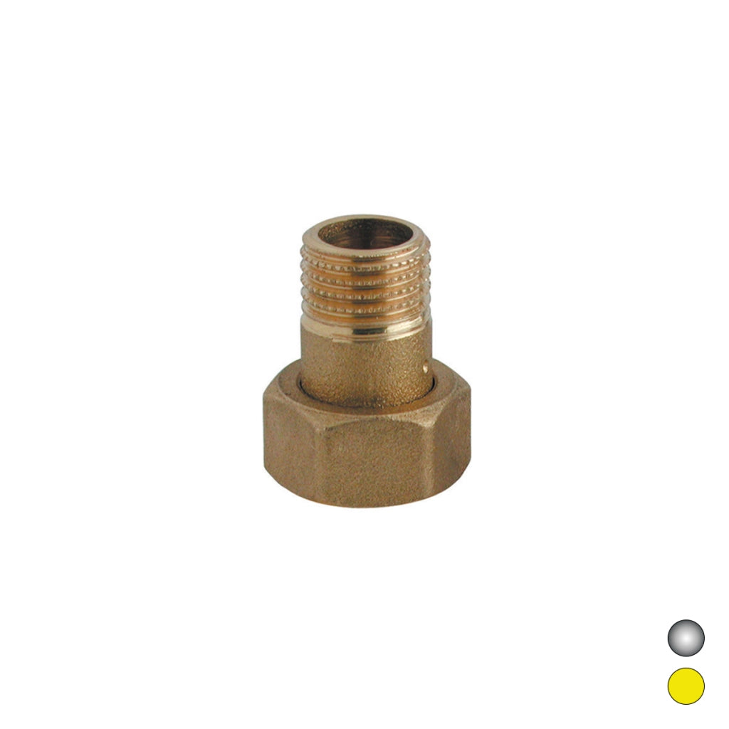 BOCCHETTONE CON O-RING E CALOTTA- 11/2 x 2 Giallo- RINAL- pezzi 1