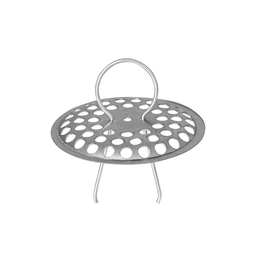 Griglia copripiletta in acciaio inox d 65 mm
