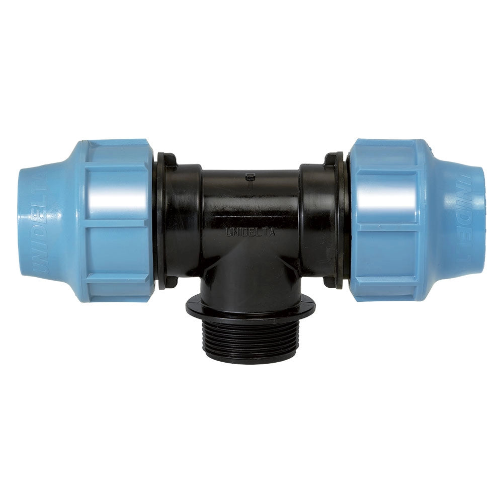 TI A 90  ° DERIVAZIONE MASCHIO  EE ? 25 x 3/4- 5 pezzi  - UNIDELTA
