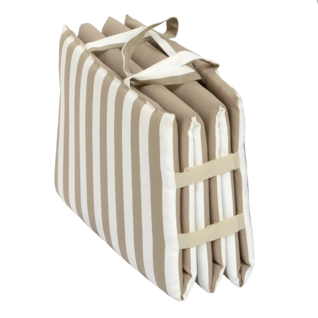 Materassino pieghevole Dune cm 180x50 beige/bianco