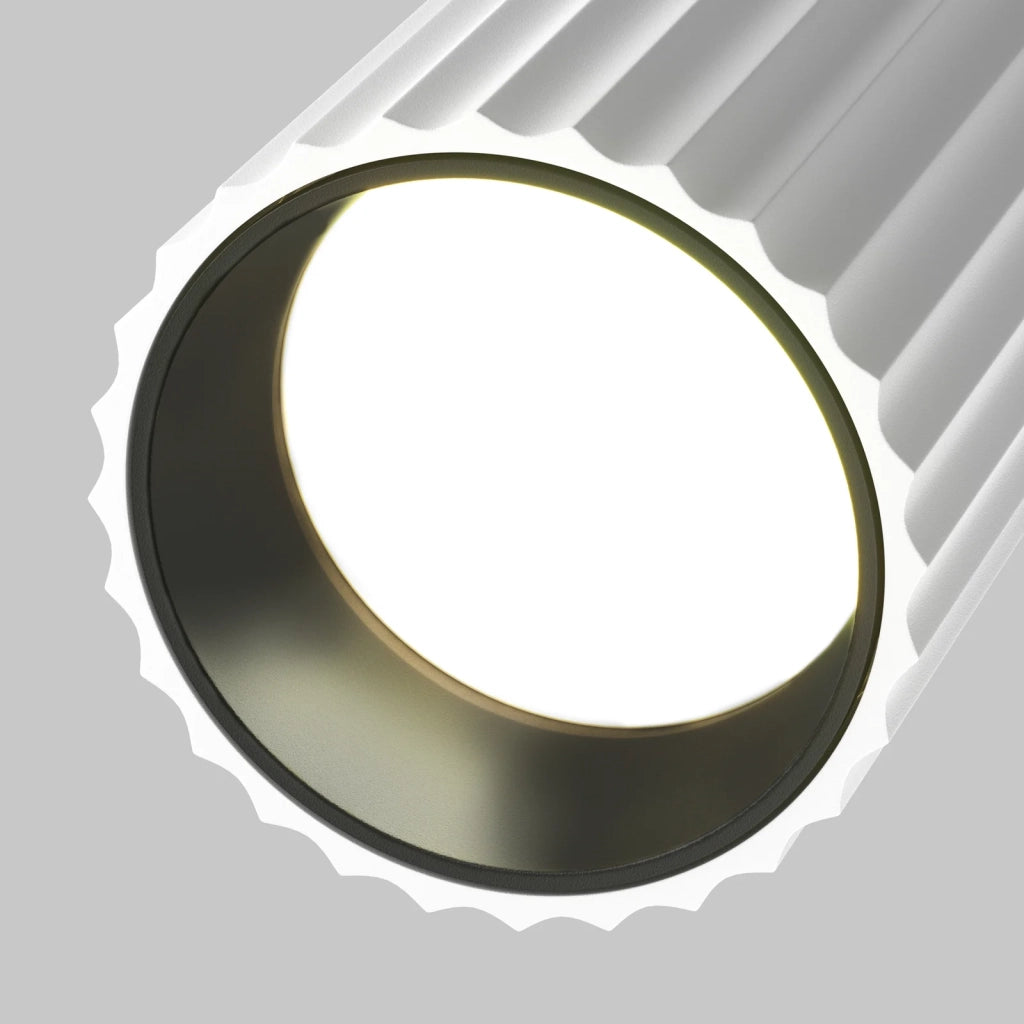 Maytoni Plafoniera design Collezione Calipso 1 luce GU10 bianco alluminio