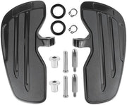 Sostegno Pedale Sostenibile in Alluminio - Sostegno Pedale per Motocicletta - Piastra di Supporto per Rider - Adatto per Indian Scout/Sixty/Bobber 2015-2021 - Inserzione Antiscivolo in Gomma - Facile da Montare