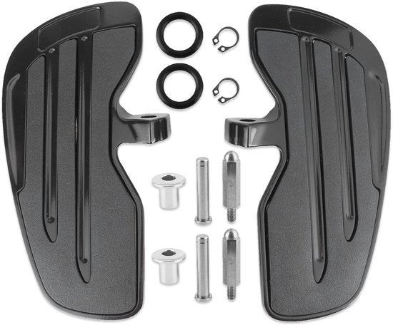 Sostegno Pedale Sostenibile in Alluminio - Sostegno Pedale per Motocicletta - Piastra di Supporto per Rider - Adatto per Indian Scout/Sixty/Bobber 2015-2021 - Inserzione Antiscivolo in Gomma - Facile da Montare