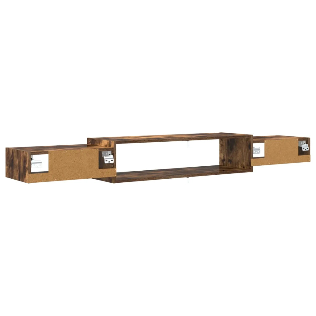 Mobile TV da Parete | Armadietto TV | Mobile Porta TV A Parete | Armadietto TV | Mobile Porta TV Rovere Fumo 180 x 28 x 21 cm