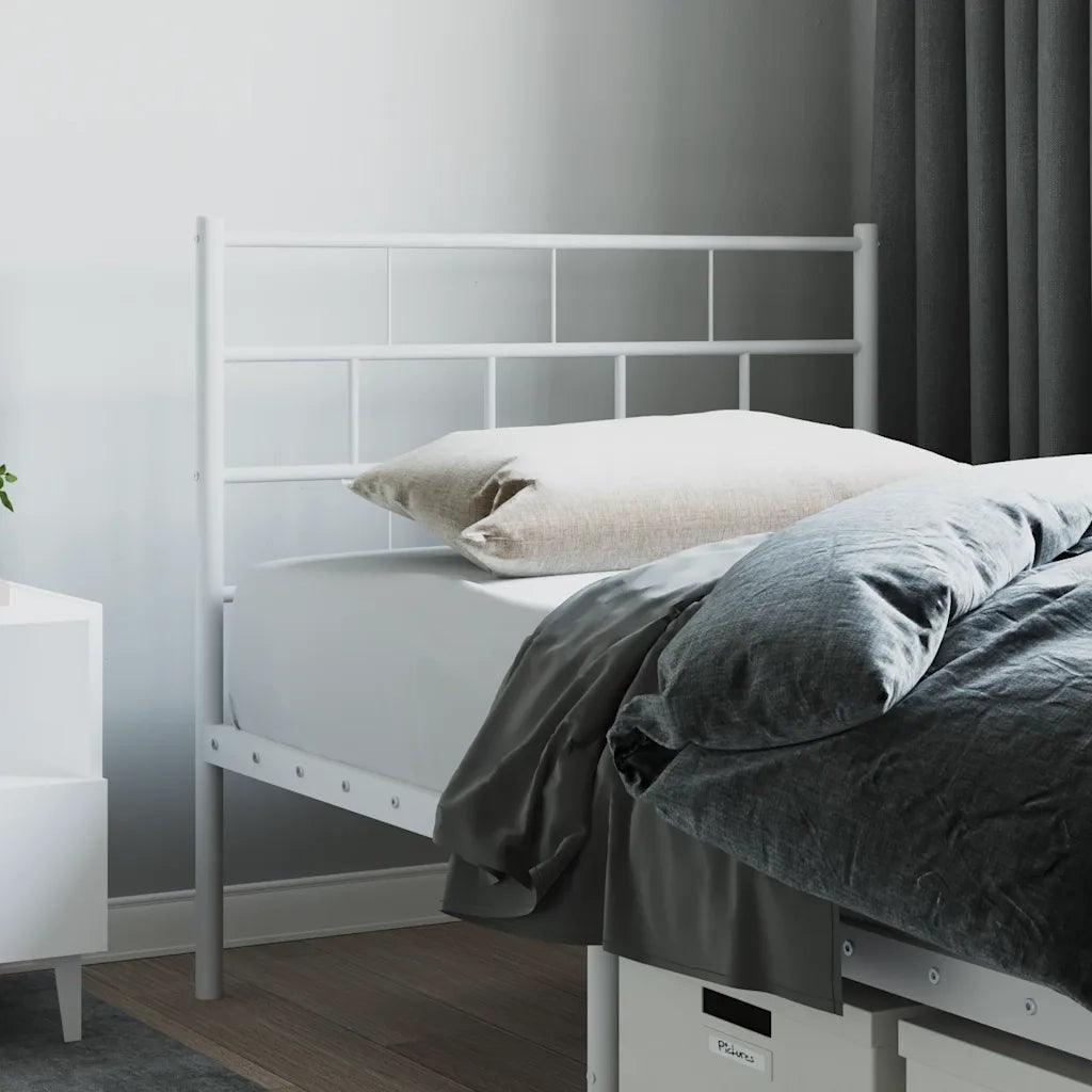 Testiera di Ricambio in Metallo Bianco 80 cm 355735