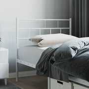 Testiera di Ricambio in Metallo Bianco 80 cm 355735