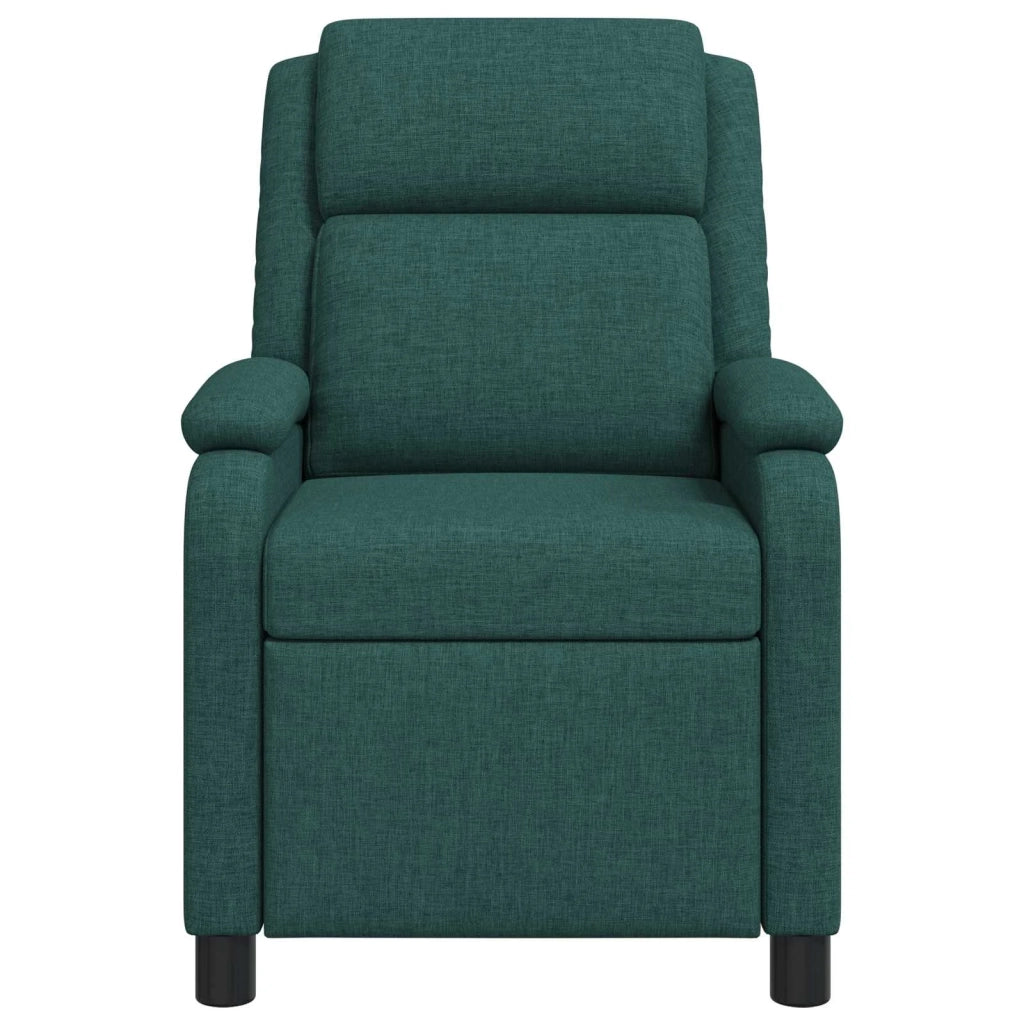 Poltrona Massaggiante Verde Scuro Tessuto 42034874