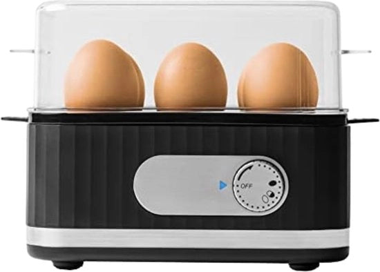Timer elettrico per uova - 6 uova con timer e allarme - Bianco