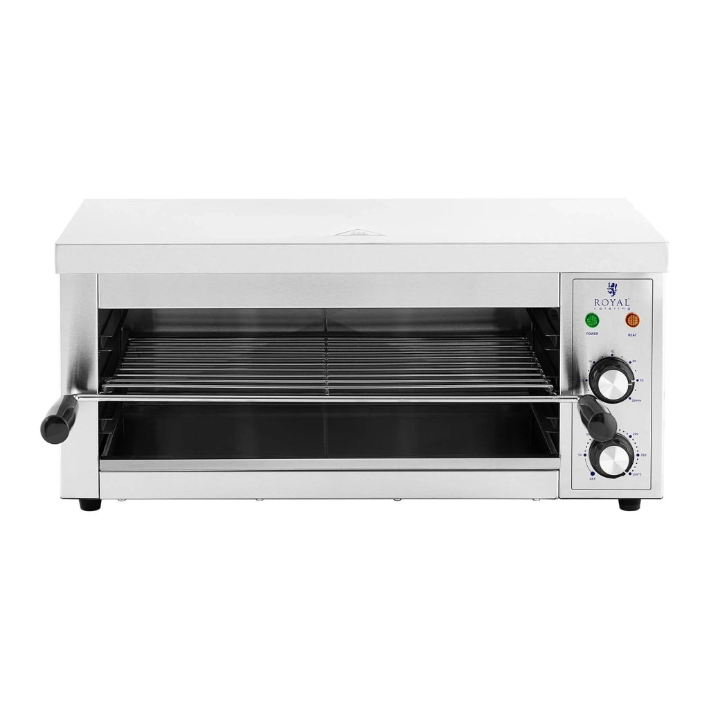 Griglia salamandra - 2500 watt - 50-300°C professionale in acciaio inox 14_0004998