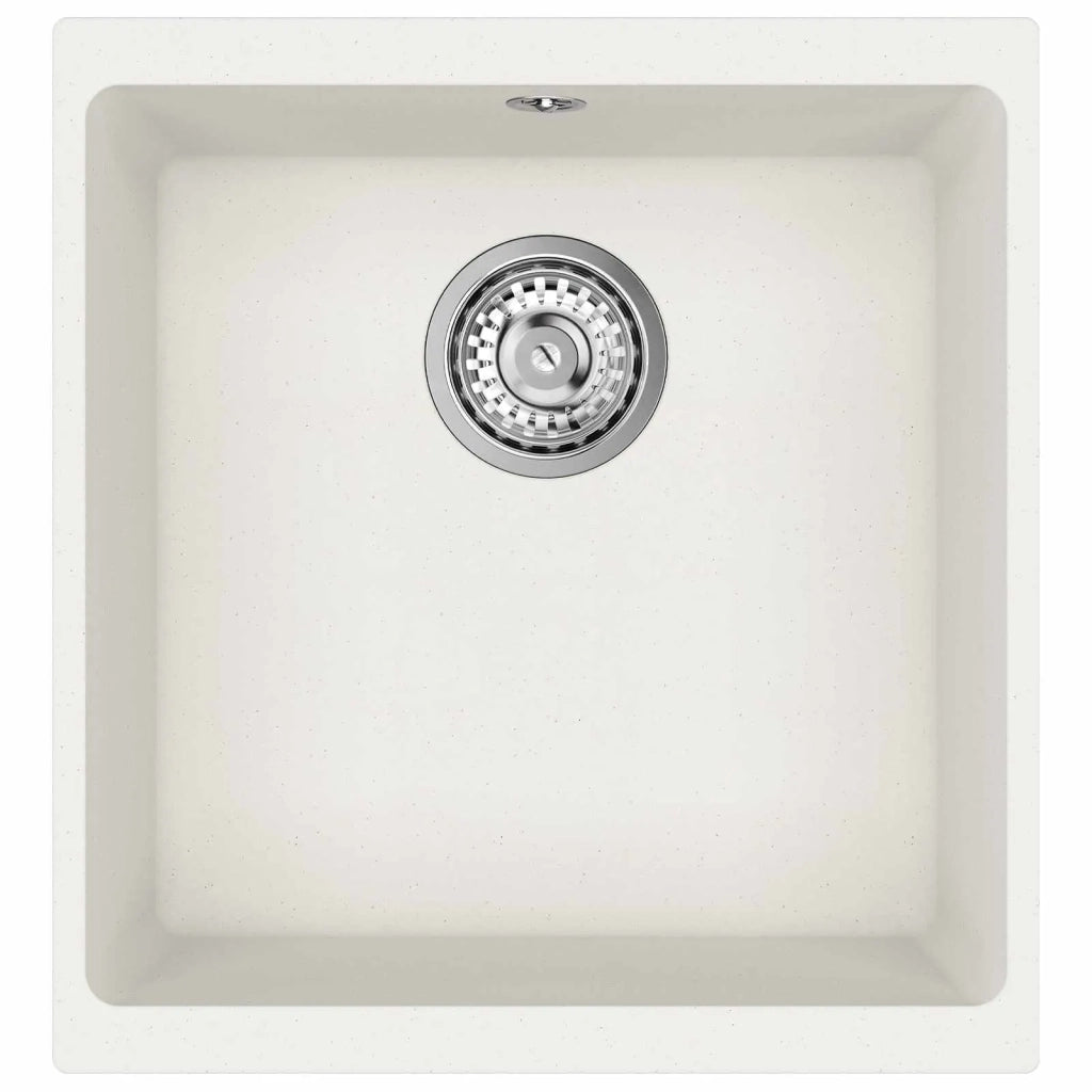 Lavello Bianco 430 x 460 mm 80% Quarzo e 20% Resina