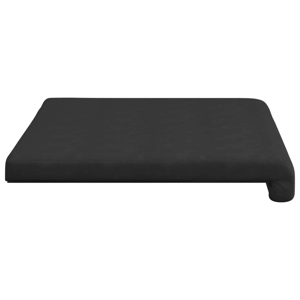 Cuscino per panchina Microfibra Nero Profondità 35 cm 42043209