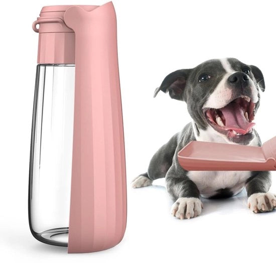 Bevande per Animali 550 ml - Ossidiana Portatile - Filtro Integrato - Gocciolatore Profondo - Materiale BPA - Riscaldabile per Cani e Gatti