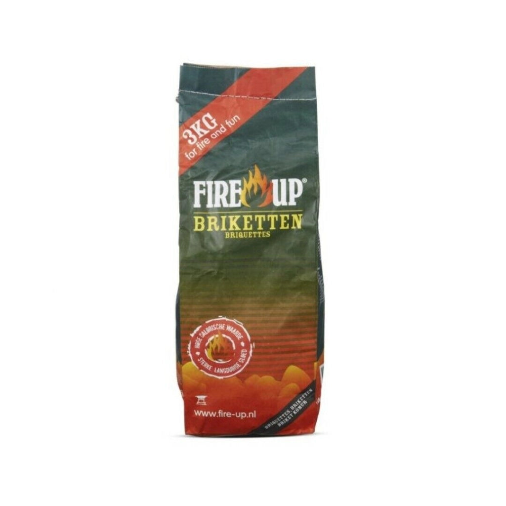 Set 2 Pezzi Carbone Vegetale In Bricchette Ovuli Fire Up 3 Gmr - Gmr
