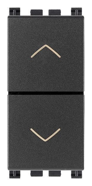 VIMAR Due pulsanti interblocc.NO+NO 10A grigio - 19062