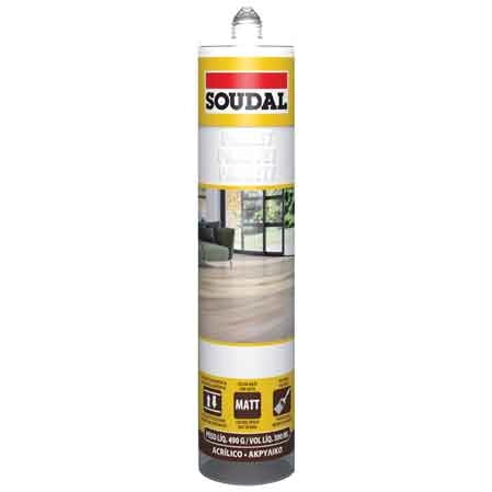 SILICONE LEGNO SOUDAL 300 ml - Grigio chiaro - SOUDAL