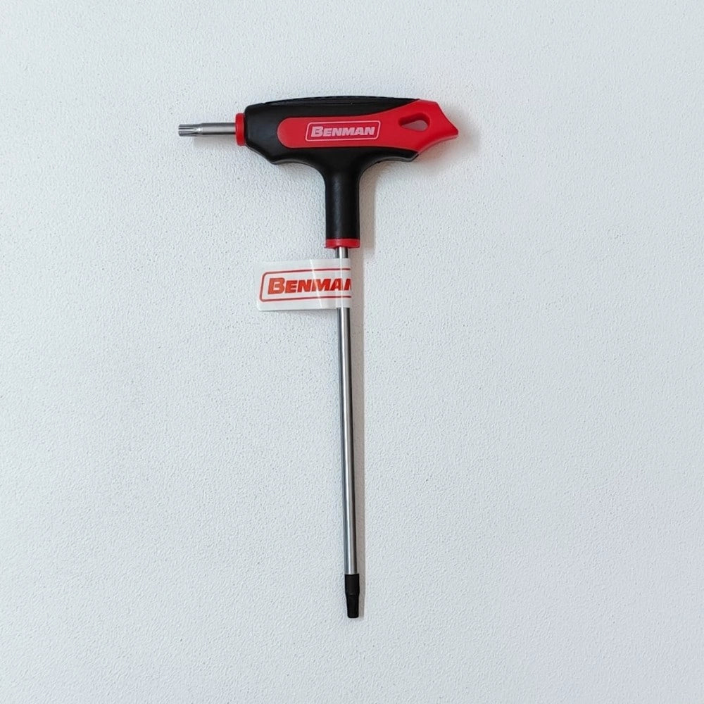 Benmam t10 chiave torx forato con manico a t