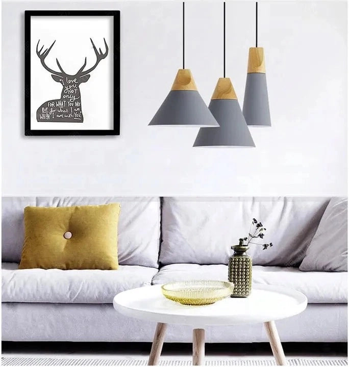 Lampada Da Soffitto Scandi B Nero