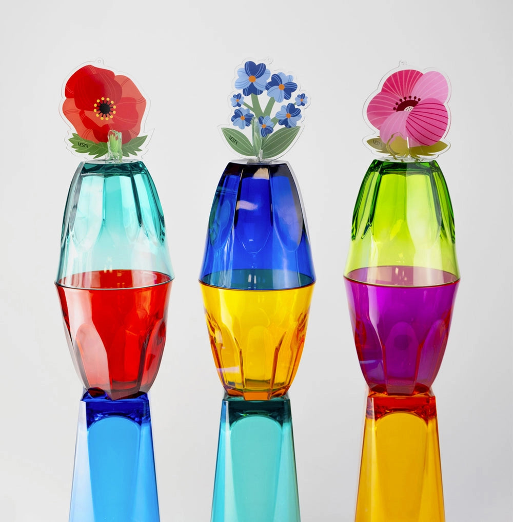ANKON BICCHIERI MOLATI  SET 6 PEZZI MULTICOLOR