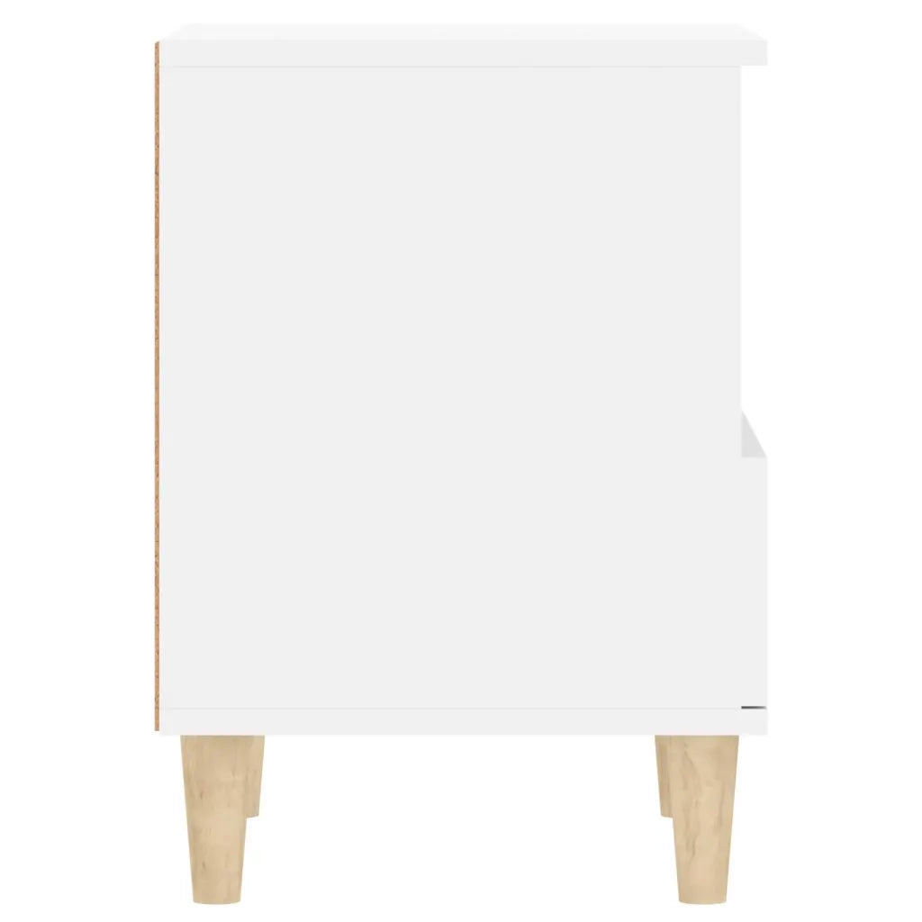 Comodini 2 pz in Bianco 40x35x50 cm 821795
