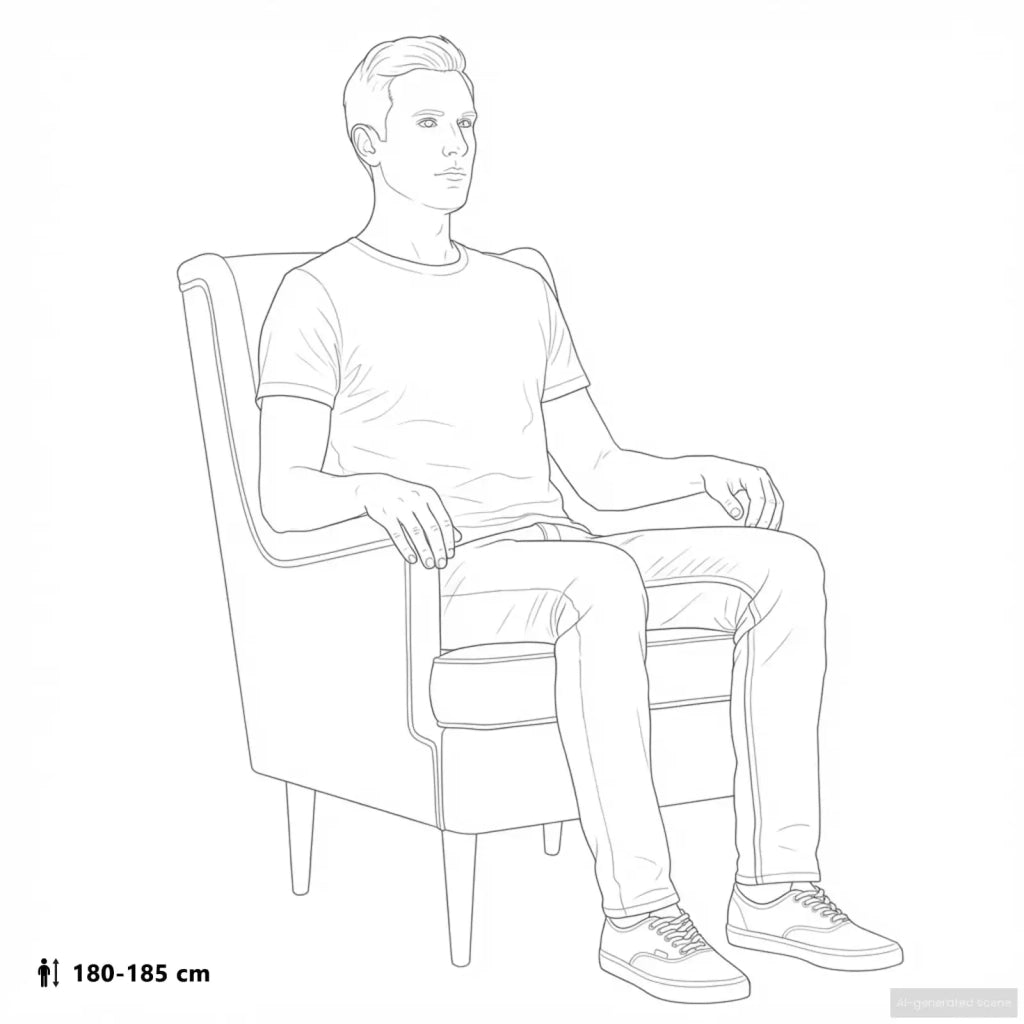Poltrona | Sedia Relax Grigio Scuro Tessuto
