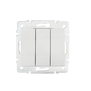 Interruttore triplo LOGI bianco Kanlux 25076
