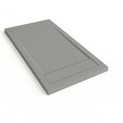 Piatto doccia Bidai con bordo 70X110 cm colore Grigio cemento RAL 7005 griglia Grigio cemento