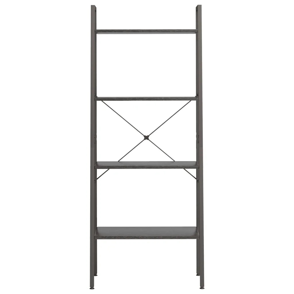 Scaffale Autoportante con 4 Ripiani Nero 56x35x140 cm 336366