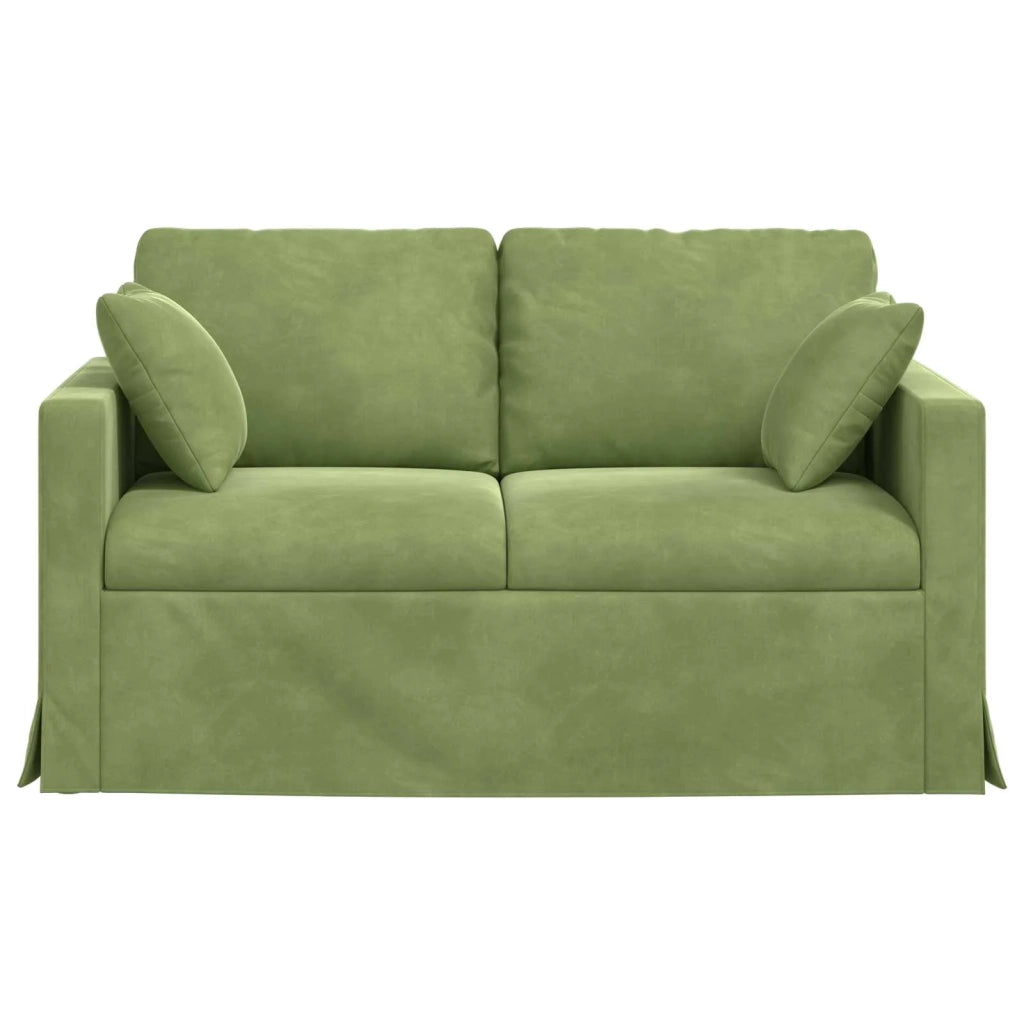Divano Verde chiaro 138 x 78 x 80 cm Velluto