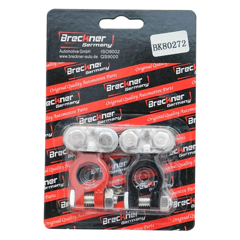 Set di terminali per batteria rossi e neri Breckner Germany