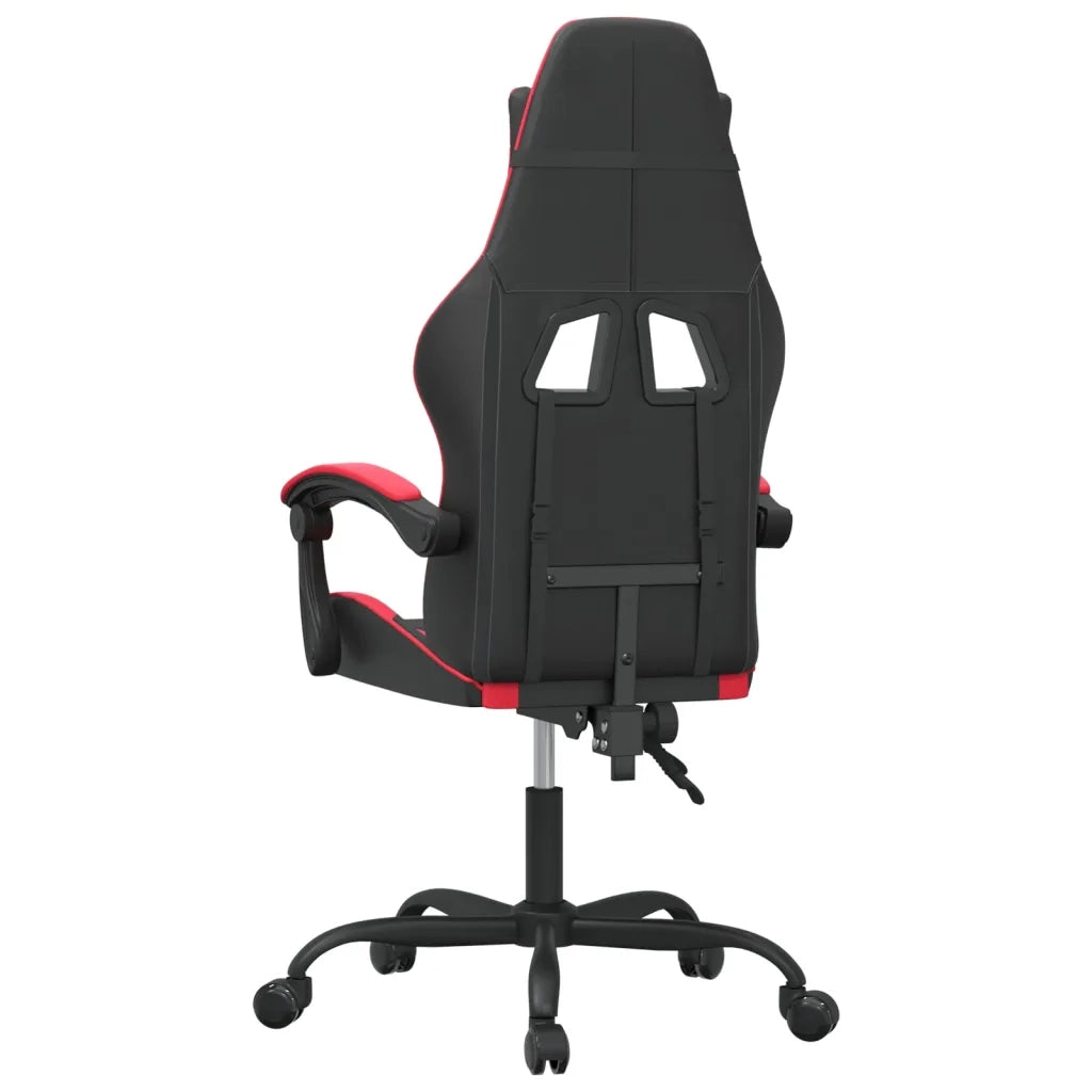 Sedia da Gaming Nera e Rossa in Similpelle 3143867