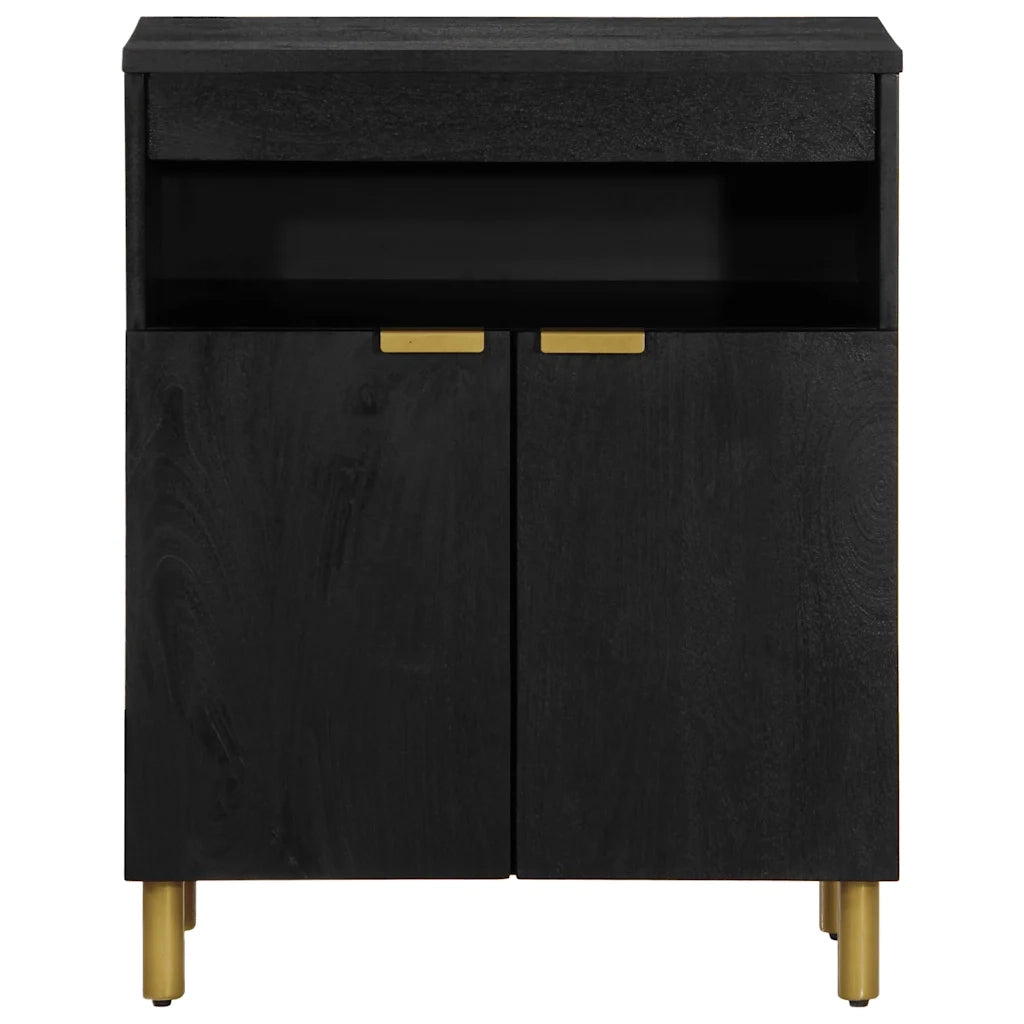 Credenza Nera 60x33x75 cm in Legno Multistrato 4017673