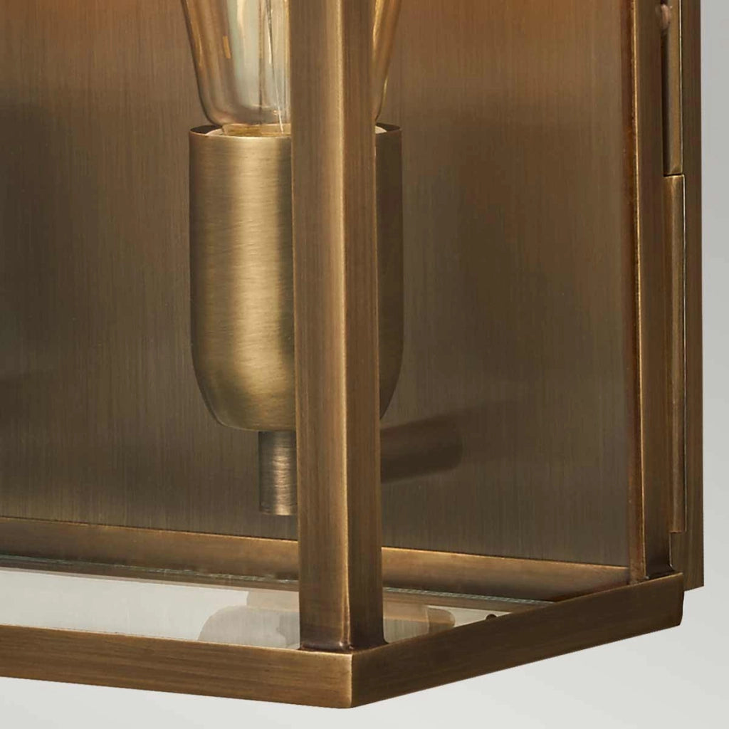 Applique esterna Old Bailey ottone anticato E27 Elstead