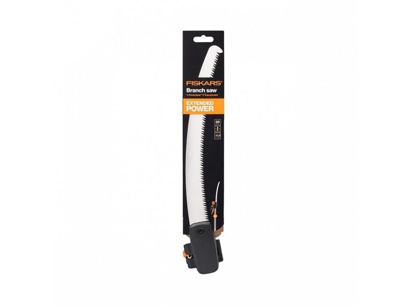 Svettatoio Fiskars UPX86 con asta telescopica allungabile da 2,4 a 4 metri e seghetto da 80cm