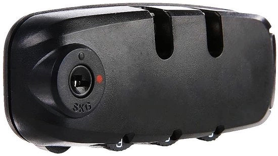 Accessorio di sicurezza per bagagli - Slot per bagagliaio con codice a 3 cifre - Realizzato in acciaio inox - Facile da utilizzare - Accessorio per bagagli - Sicuro e duraturo