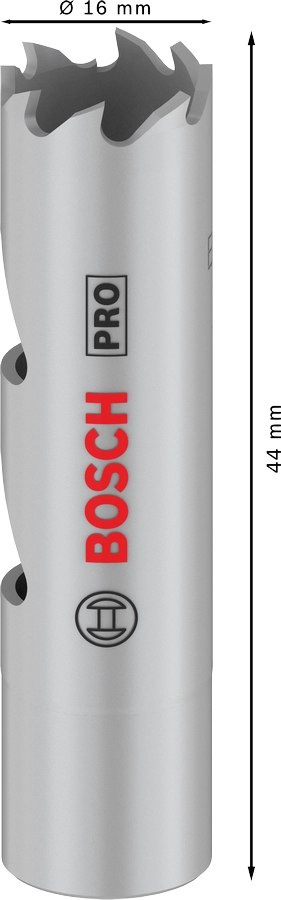 SEGA A TAZZA MULTIMATERIALE BOSCH PRO diametro 16 mm 2608901491