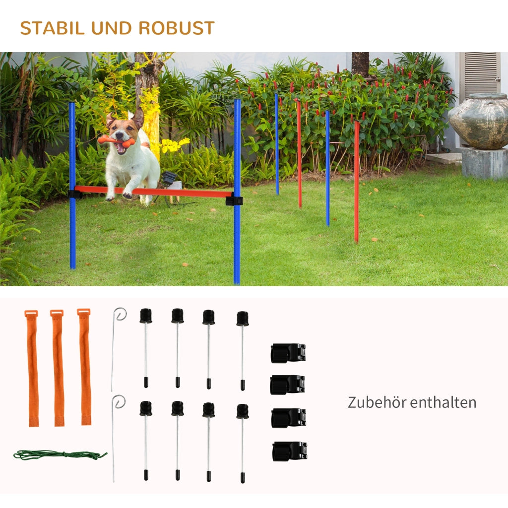 Set Agility per Cani ¨C zephmum ¨C Blu Rosso